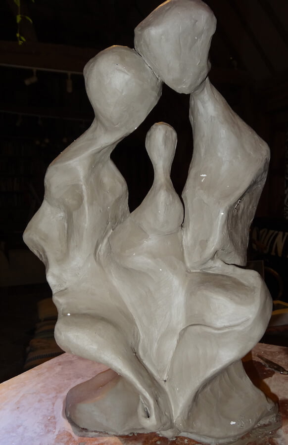 Tête-de-famille - artist's maquette Tête-de-famille - artist's maquette