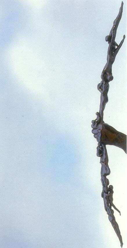 Speak to us of Children Bronze Sculpture - Speak to us of Children