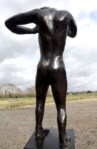 Speak to us of Crime and Punishment - escultura de bronce