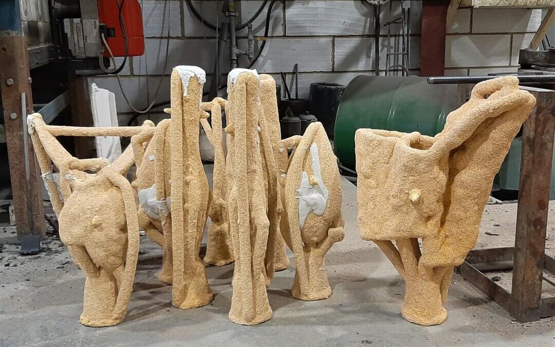 Speak to us of Freedom – finished moulds