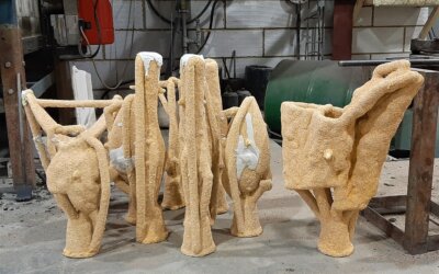 Speak to us of Freedom – finished moulds