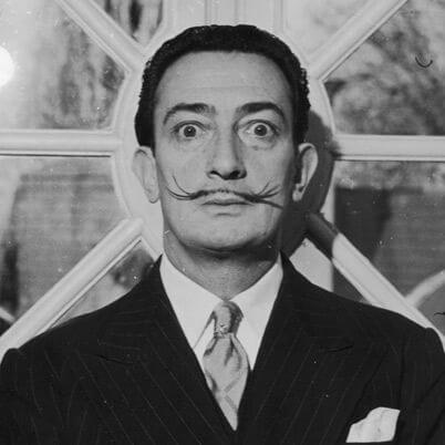 Dali-self-portrait01 Salvador Dali self-portrait photograph